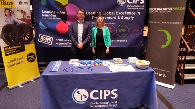 Hayley Packham volunteering at the CIPS event