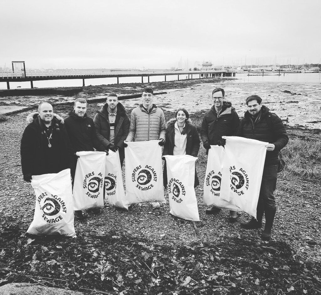 Procurement Heads team on their recent beach clean